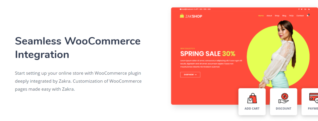 Zakra WooCommerce