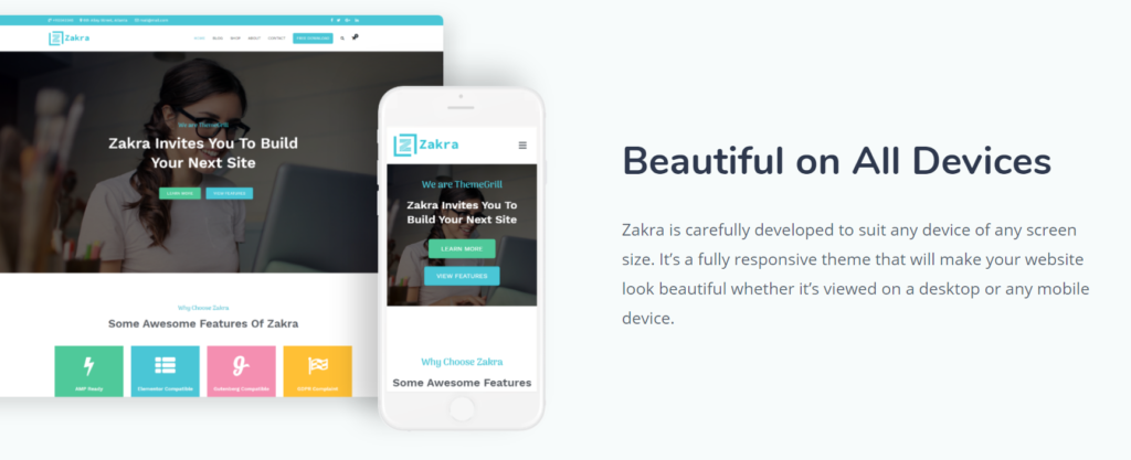 Zakra Responsive