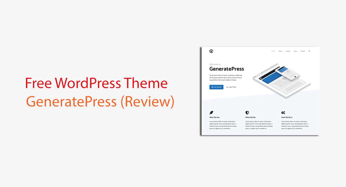 GeneratePress Theme Review