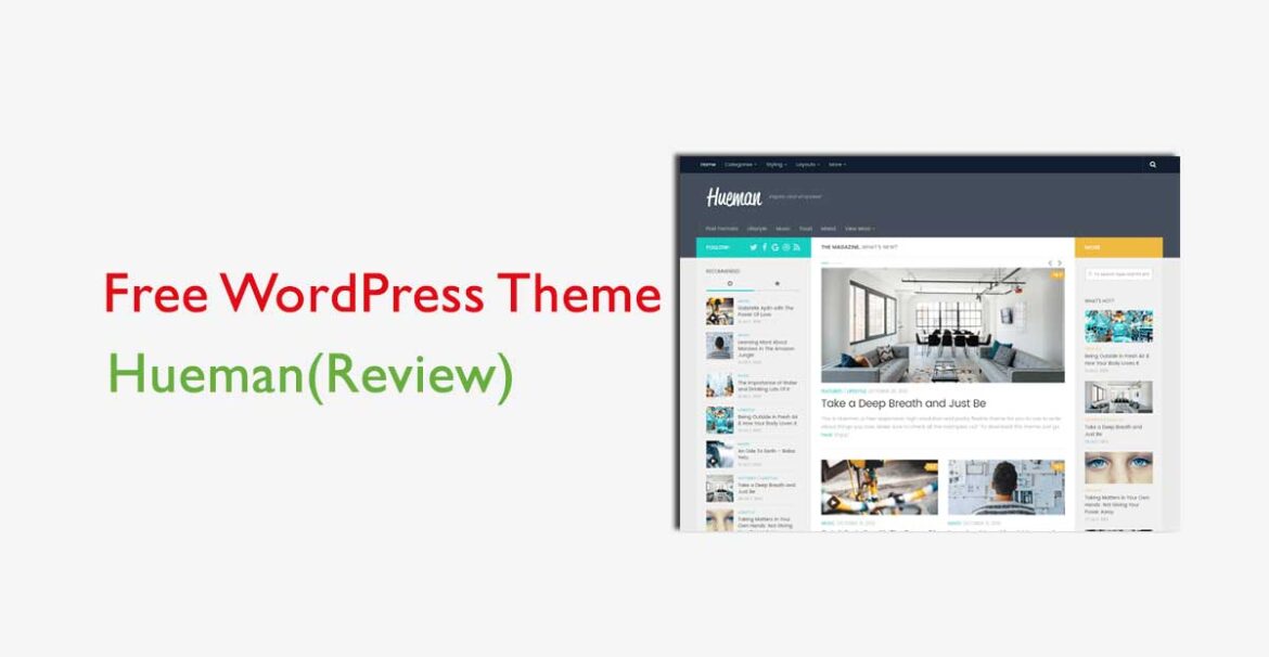 Free Hueman WordPress Theme