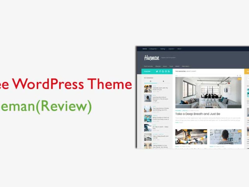 Free Hueman WordPress Theme